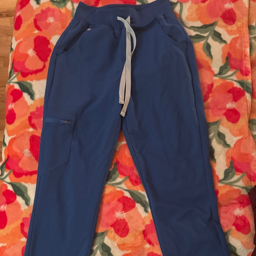 FIGS Zamora Blue Scrub Pants